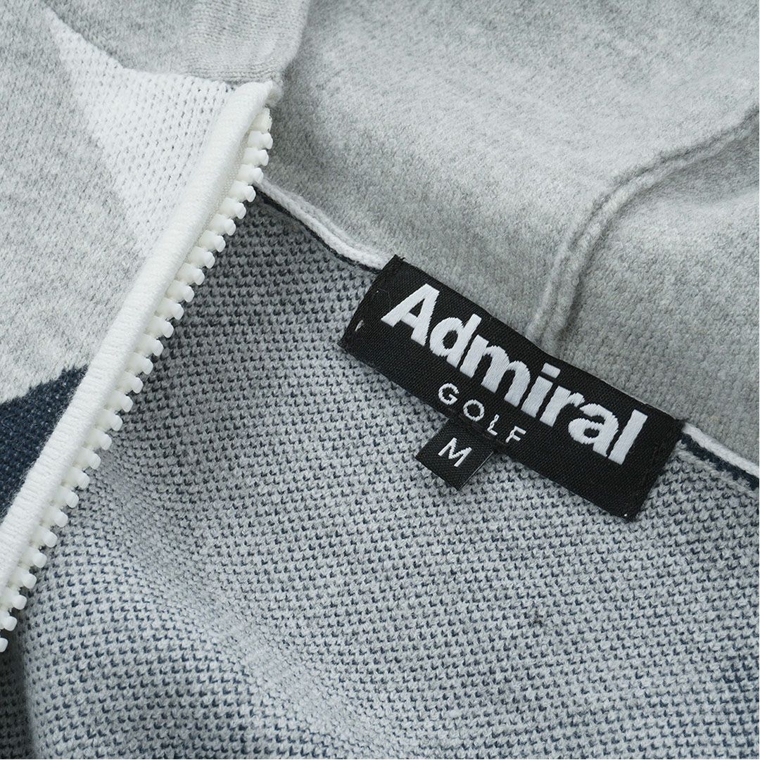 アドミラル ゴルフ Admiral GOLF レディース レディース アーガイル フーディージップパーカ ADLA575 詳細12