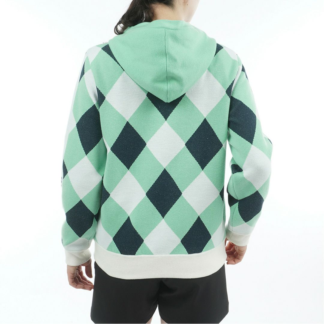 アドミラル ゴルフ Admiral GOLF レディース レディース アーガイル フーディージップパーカ ADLA575 詳細19