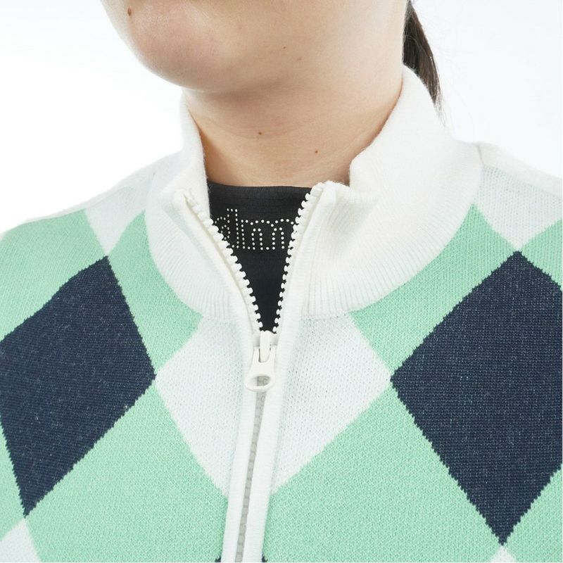 アドミラル ゴルフ Admiral GOLF レディース レディース アーガイル バックボアジップベスト ADLA576 詳細15