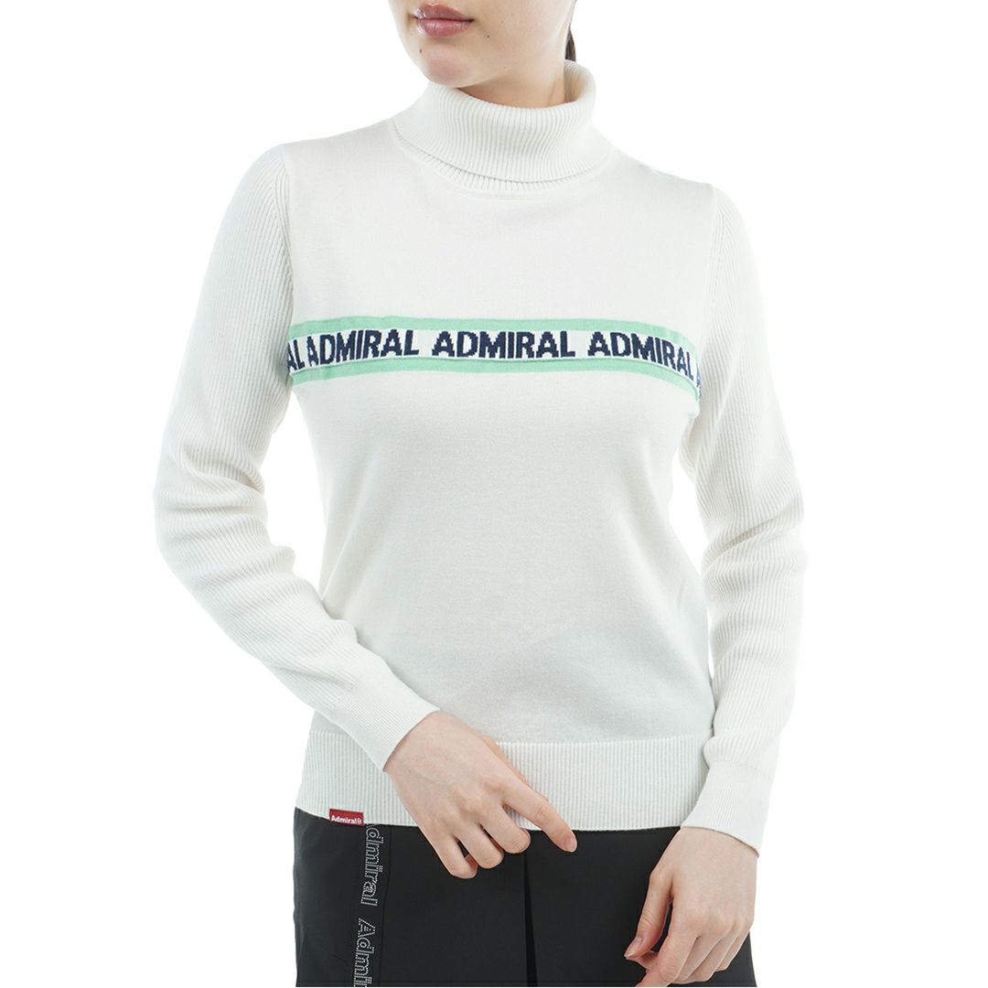 アドミラル ゴルフ Admiral GOLF レディース レディース ホカタッチ タートルネックセーター ADLA577 詳細1