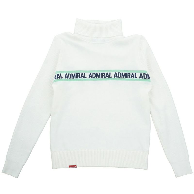 [アドミラル ゴルフ]レディース ホカタッチ タートルネックセーター　ホワイト