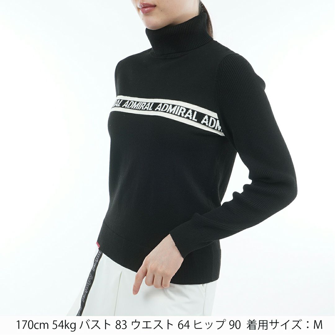 アドミラル ゴルフ Admiral GOLF レディース レディース ホカタッチ タートルネックセーター ADLA577 詳細6