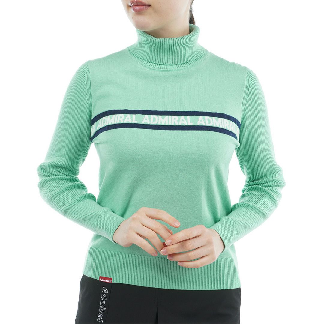 アドミラル ゴルフ Admiral GOLF レディース レディース ホカタッチ タートルネックセーター ADLA577 詳細13