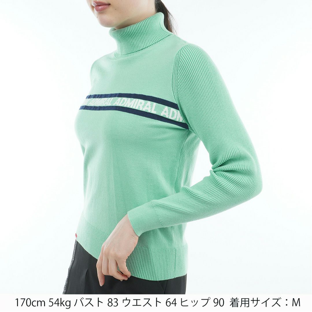 アドミラル ゴルフ Admiral GOLF レディース レディース ホカタッチ タートルネックセーター ADLA577 詳細14