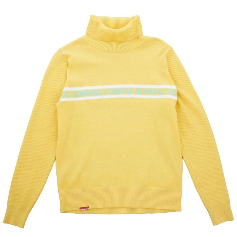 [アドミラル ゴルフ]レディース ホカタッチ タートルネックセーター　イエロー