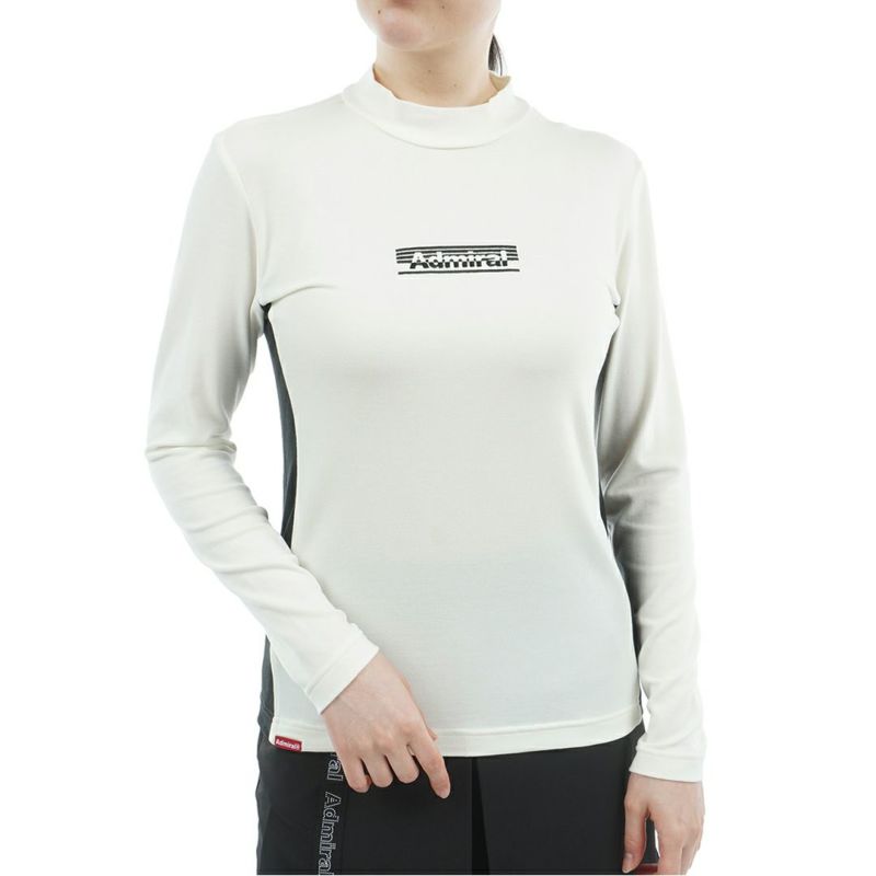 アドミラル ゴルフ Admiral GOLF レディース レディース スエード起毛 モックネックシャツ ADLA578 詳細1