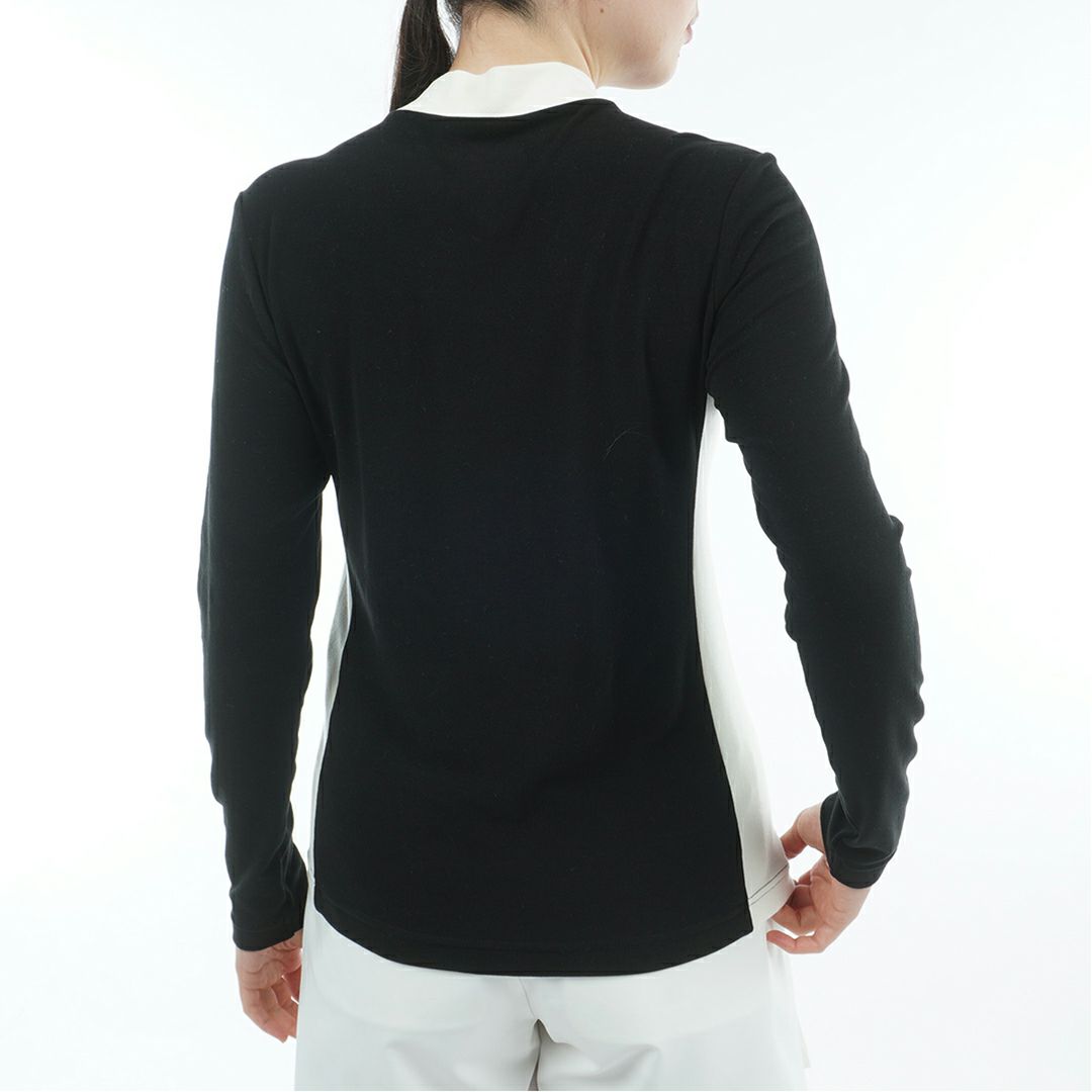 アドミラル ゴルフ Admiral GOLF レディース レディース スエード起毛 モックネックシャツ ADLA578 詳細6