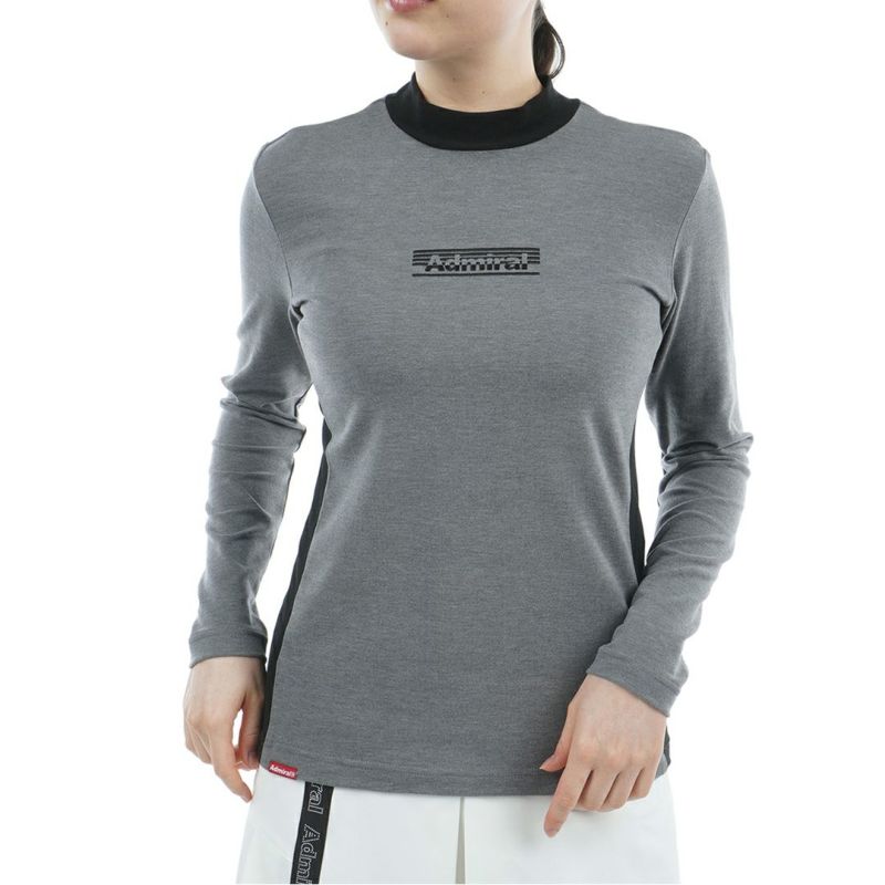 アドミラル ゴルフ Admiral GOLF レディース レディース スエード起毛 モックネックシャツ ADLA578 詳細7