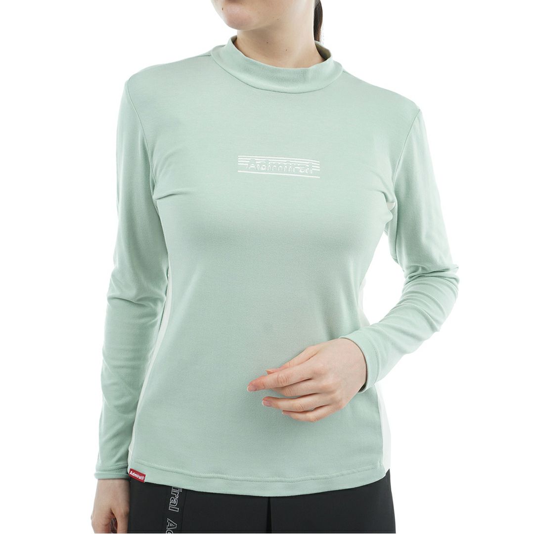 アドミラル ゴルフ Admiral GOLF レディース レディース スエード起毛 モックネックシャツ ADLA578 詳細19