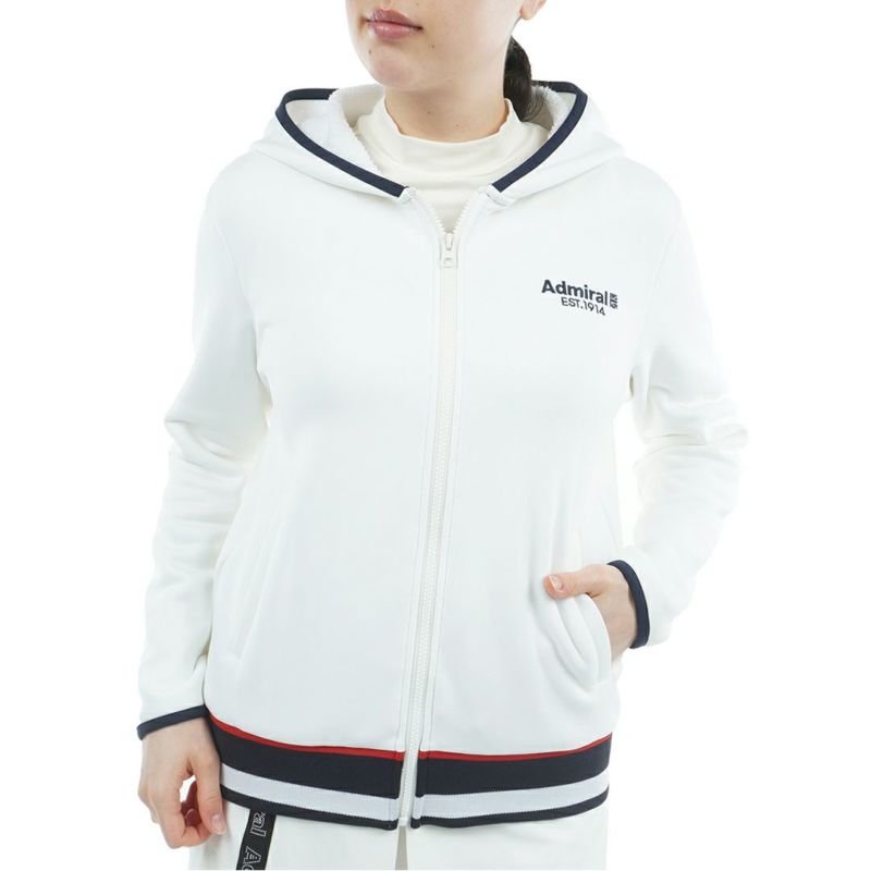 アドミラル ゴルフ Admiral GOLF レディース レディース カルイシ 軽量ジップフーディーパーカ ADLA579 詳細1