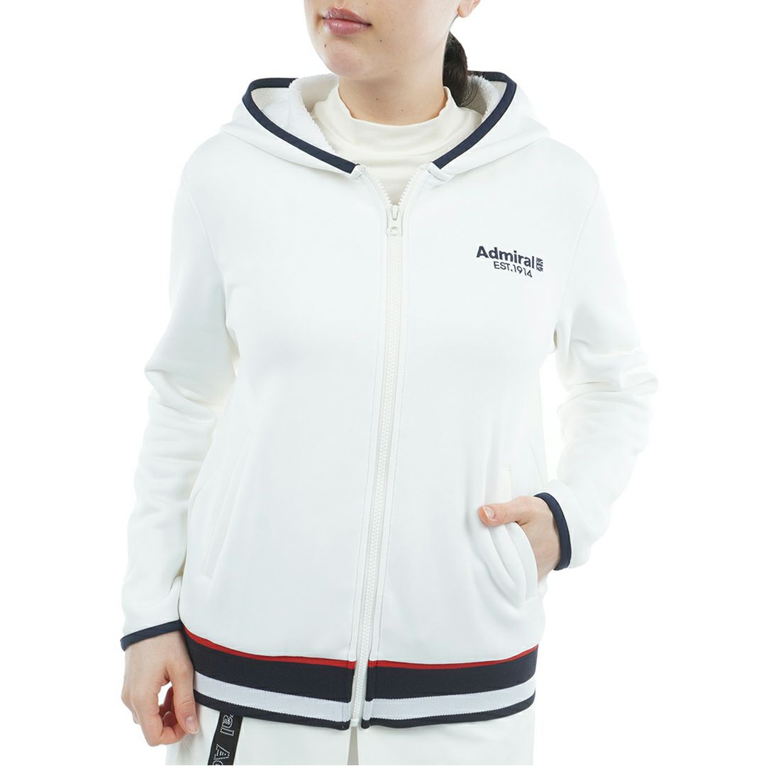 アドミラル ゴルフ Admiral GOLF レディース レディース カルイシ 軽量ジップフーディーパーカ ADLA579 詳細1