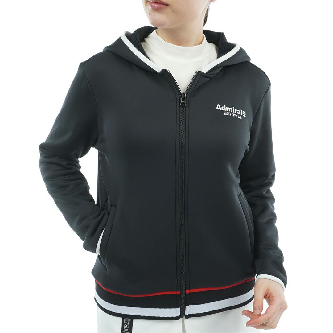 アドミラル ゴルフ Admiral GOLF レディース レディース カルイシ 軽量ジップフーディーパーカ ADLA579 詳細4