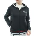 [アドミラル ゴルフ]レディース カルイシ 軽量ジップフーディーパーカ　ブラック