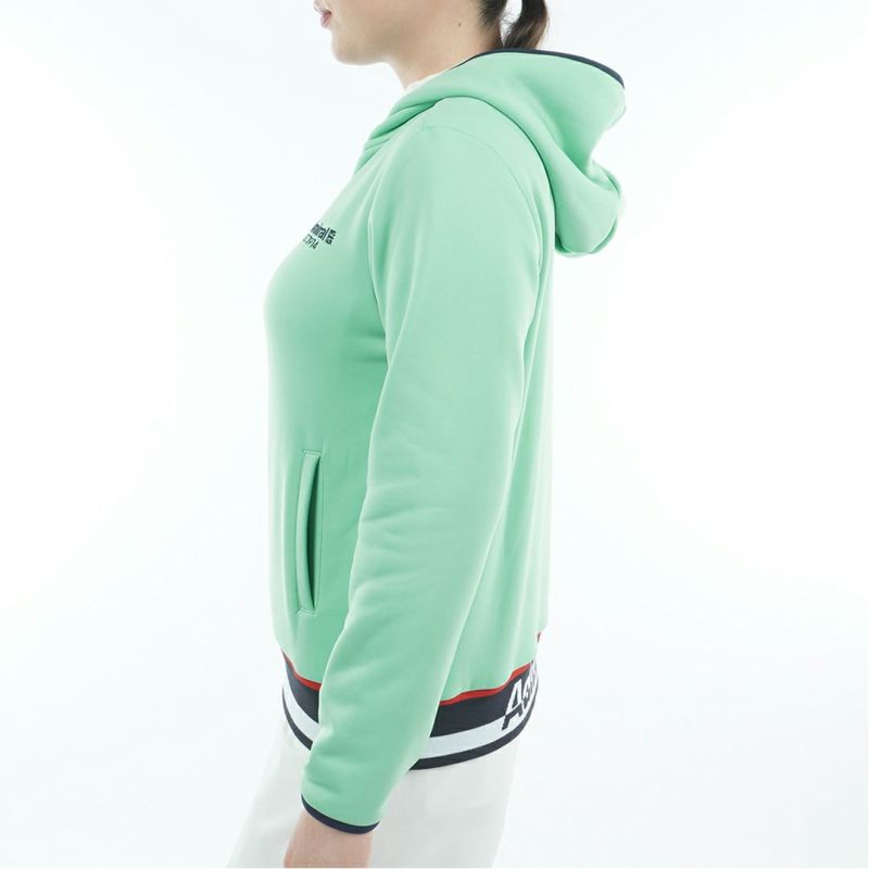 [アドミラル ゴルフ]レディース カルイシ 軽量ジップフーディーパーカ　ミントグリーン