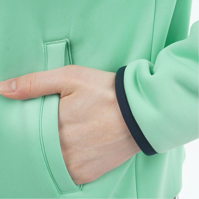 [アドミラル ゴルフ]レディース カルイシ 軽量ジップフーディーパーカ　ミントグリーン