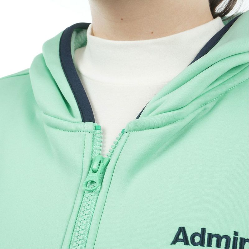 [アドミラル ゴルフ]レディース カルイシ 軽量ジップフーディーパーカ　ミントグリーン