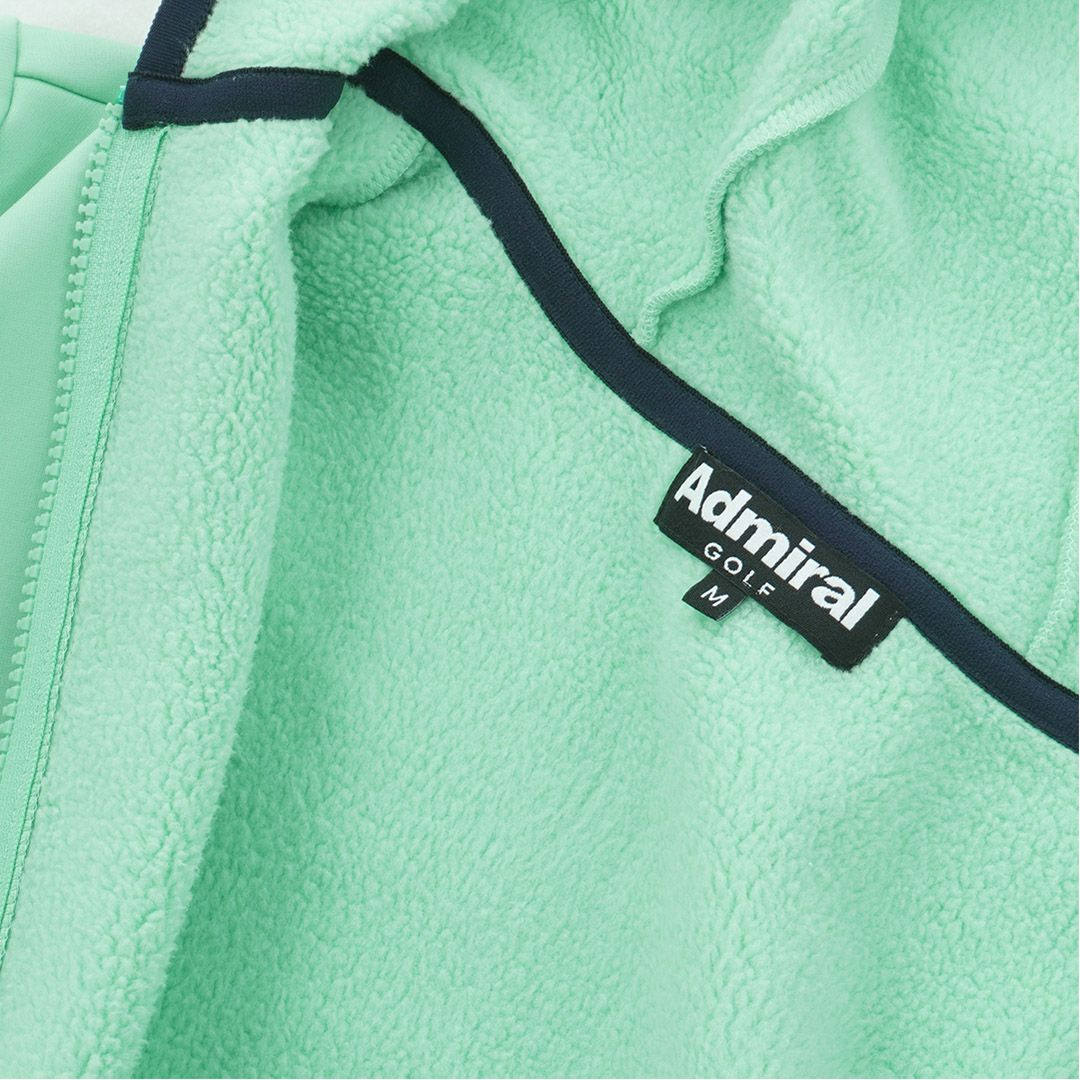 [アドミラル ゴルフ]レディース カルイシ 軽量ジップフーディーパーカ　ミントグリーン