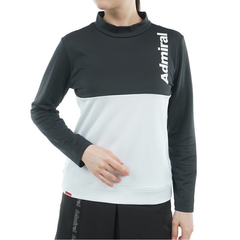 アドミラル ゴルフ Admiral GOLF レディース レディース 速ポカ 切替モックネックプルオーバー ADLA580 詳細4