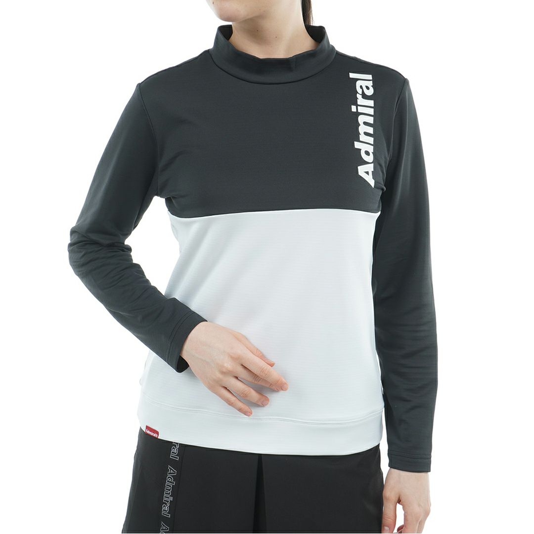 アドミラル ゴルフ Admiral GOLF レディース レディース 速ポカ 切替モックネックプルオーバー ADLA580 詳細4
