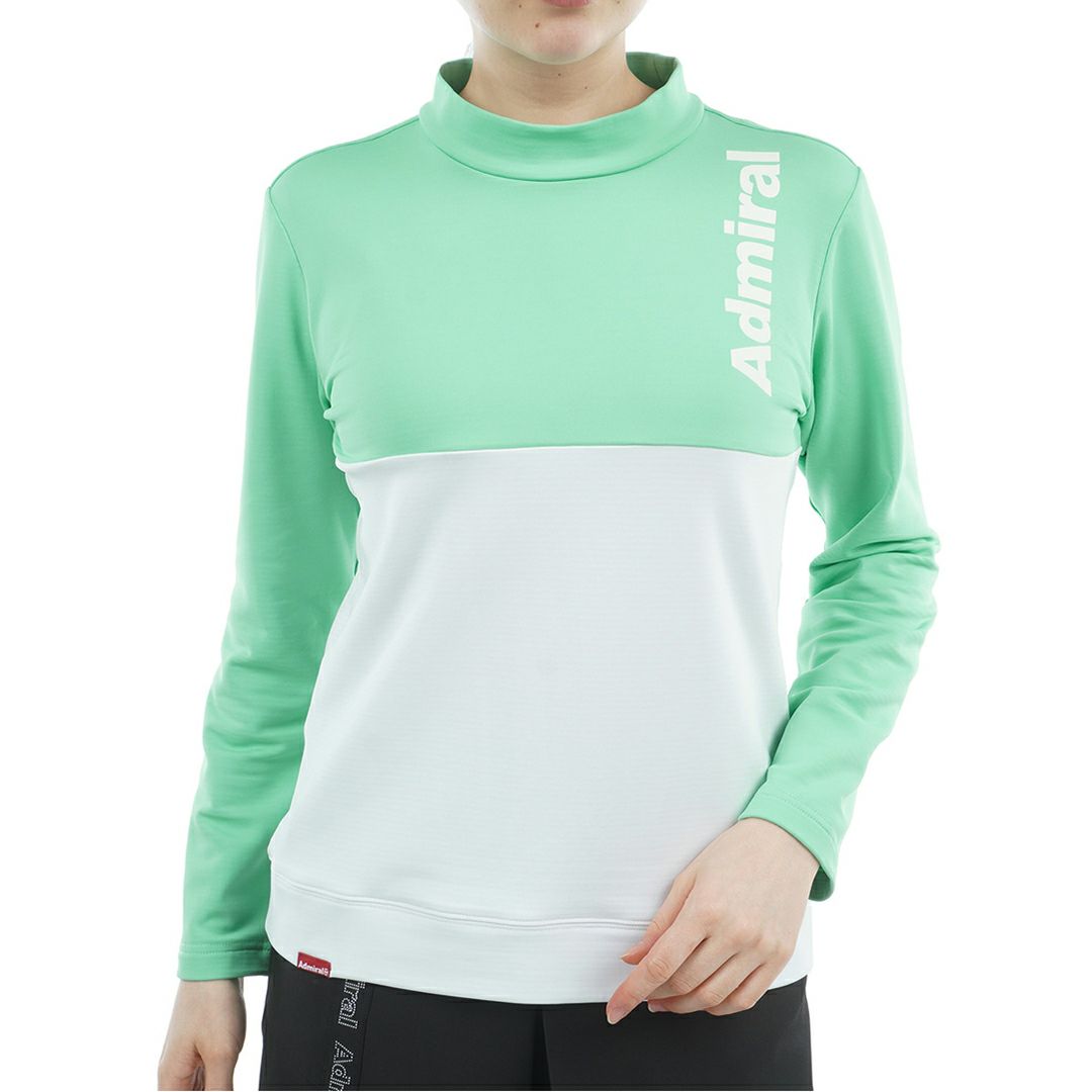 アドミラル ゴルフ Admiral GOLF レディース レディース 速ポカ 切替モックネックプルオーバー ADLA580 詳細10