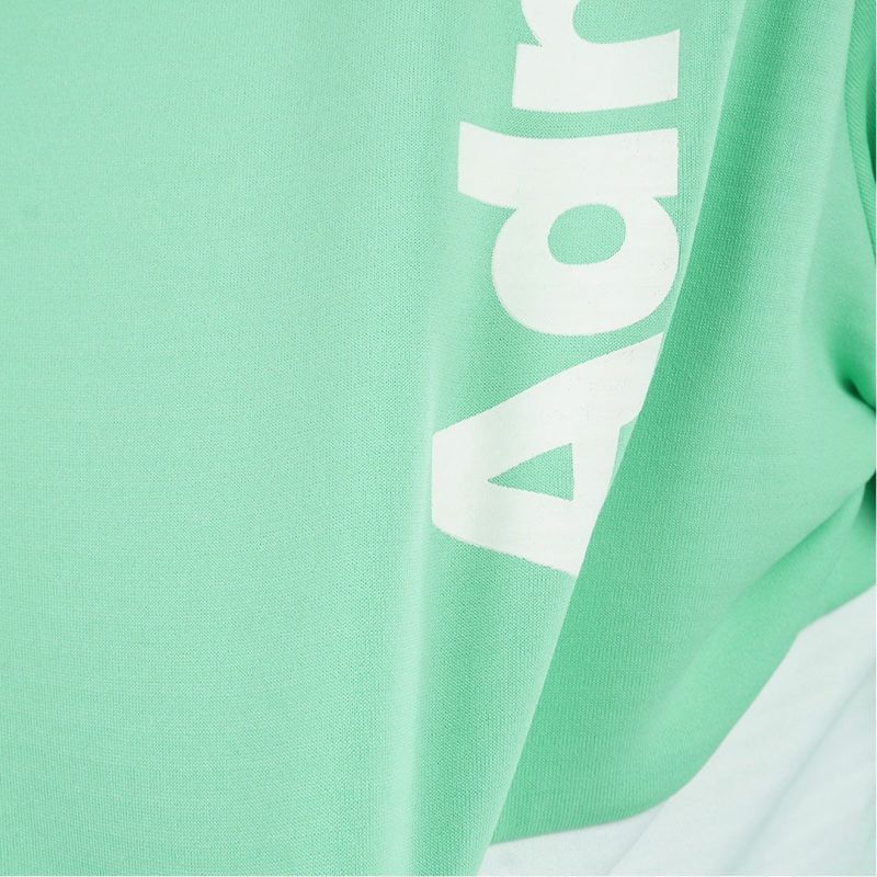 [アドミラル ゴルフ]レディース 速ポカ 切替モックネックプルオーバー　ミントグリーン