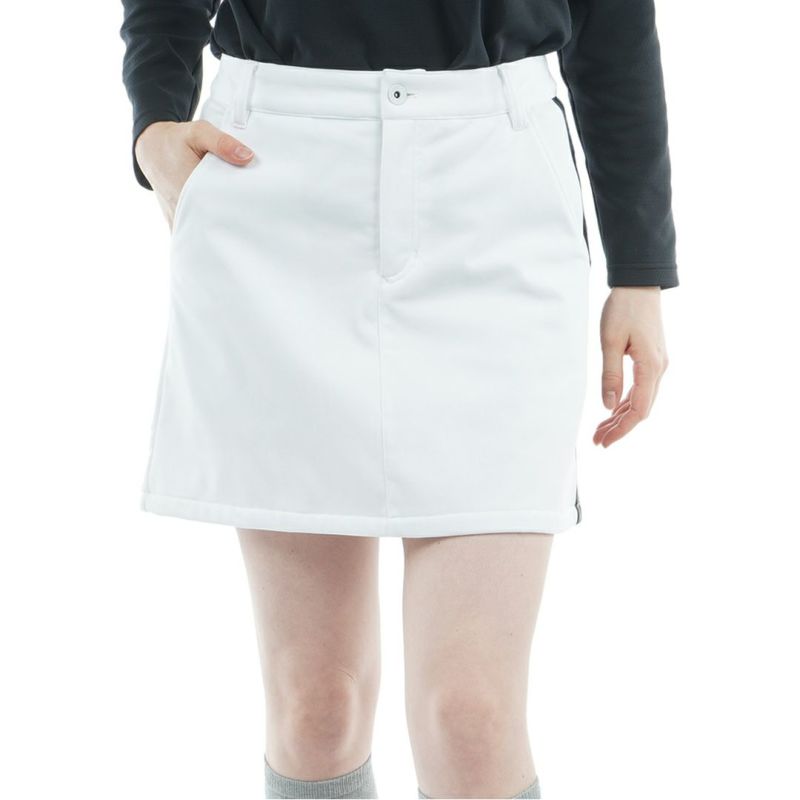 [アドミラル ゴルフ]レディース 防風フリース ボンディングスカート　ホワイト