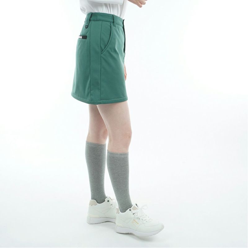 [アドミラル ゴルフ]レディース 防風フリース ボンディングスカート　ダークグリーン