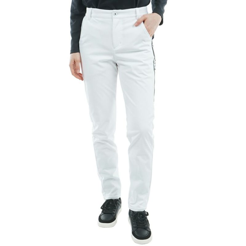 [アドミラル ゴルフ]レディース 防風フリース ボンディングロングパンツ　ホワイト