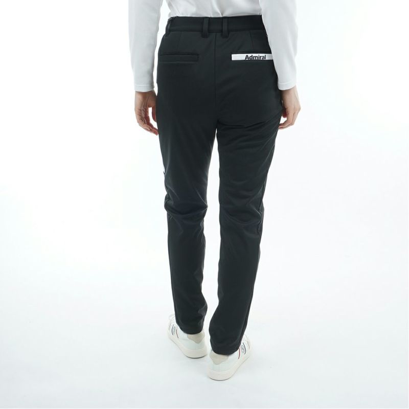 [アドミラル ゴルフ]レディース 防風フリース ボンディングロングパンツ　ブラック