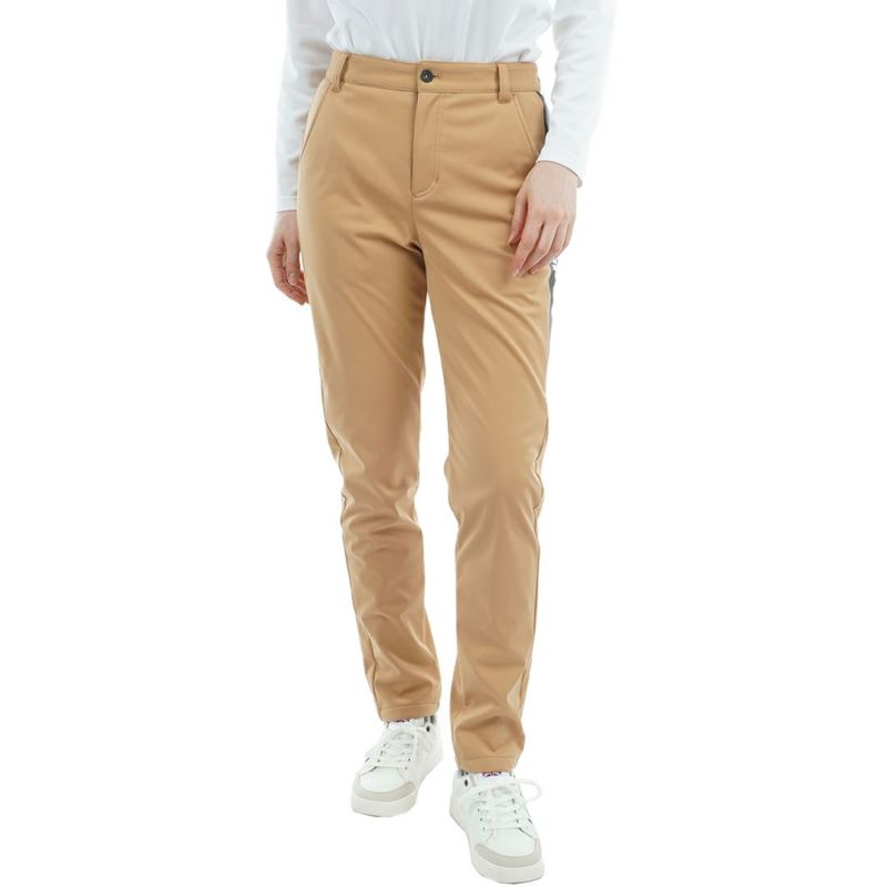 [アドミラル ゴルフ]レディース 防風フリース ボンディングロングパンツ　ベージュ