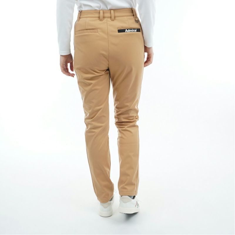 [アドミラル ゴルフ]レディース 防風フリース ボンディングロングパンツ　ベージュ