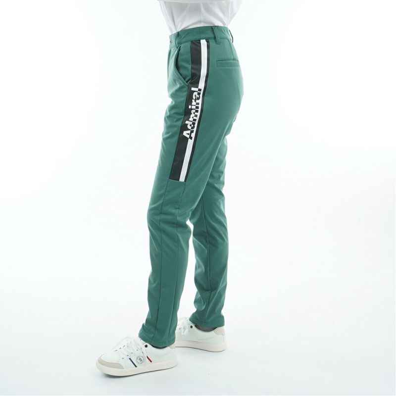 [アドミラル ゴルフ]レディース 防風フリース ボンディングロングパンツ　ダークグリーン