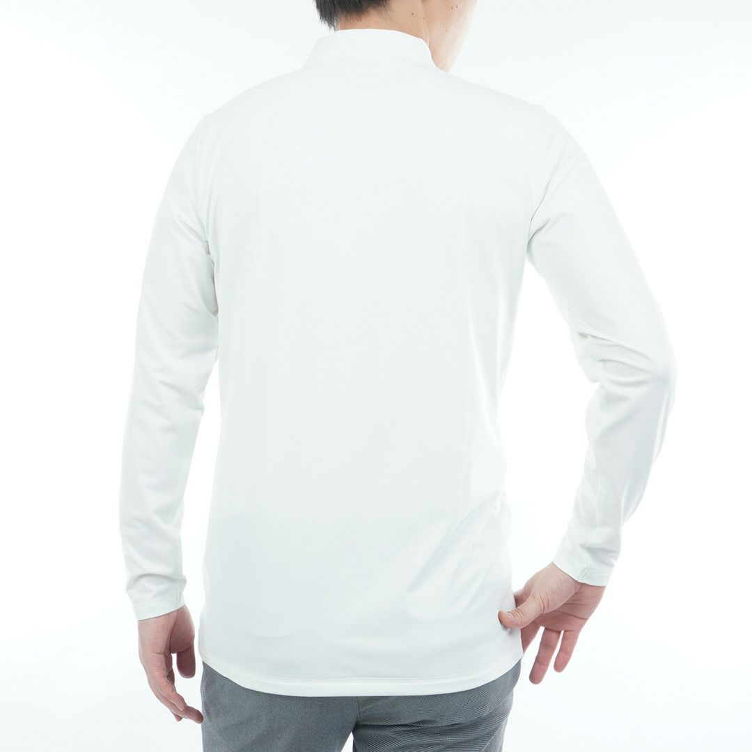 AdmiralGOLF メンズ UVカットモックネックインナー ホワイト