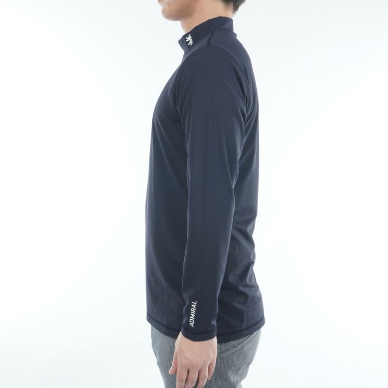 AdmiralGOLF メンズ UVカットモックネックインナー ネイビー