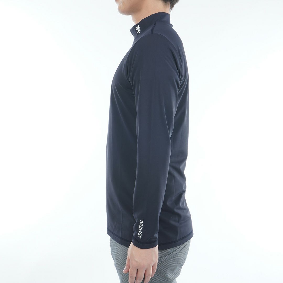 AdmiralGOLF メンズ UVカットモックネックインナー ネイビー