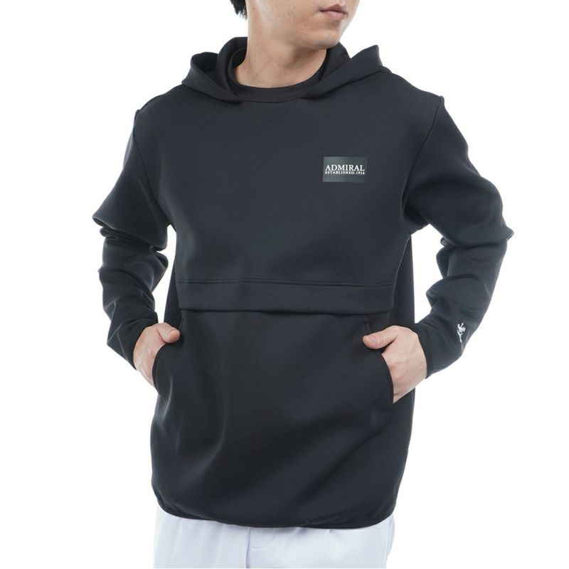  [アドミラル ゴルフ]メンズ ダンボールフーディー　ブラック