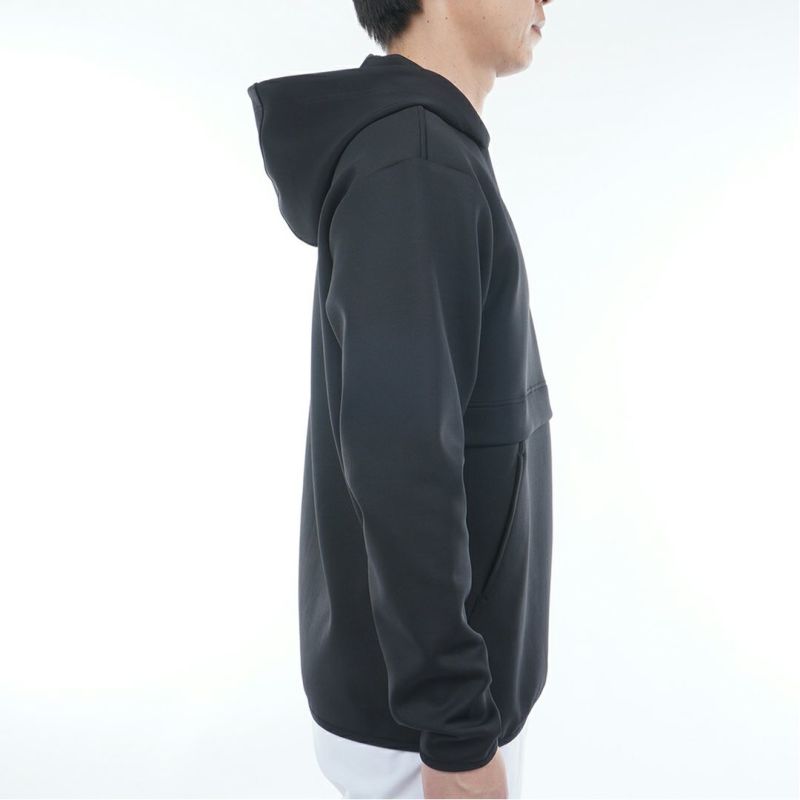  [アドミラル ゴルフ]メンズ ダンボールフーディー　ブラック