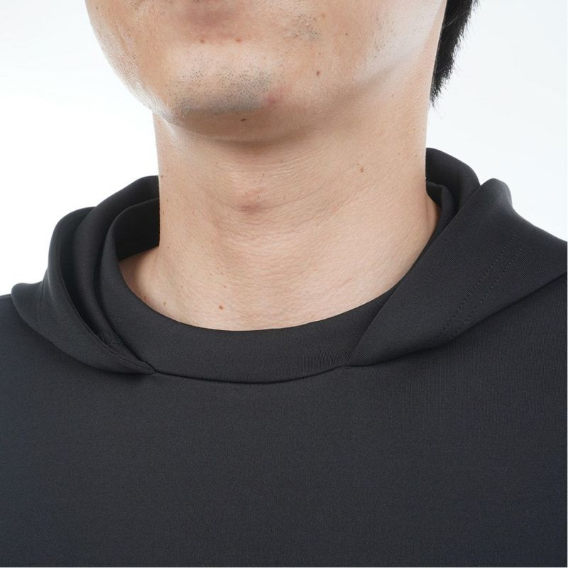  [アドミラル ゴルフ]メンズ ダンボールフーディー　ブラック