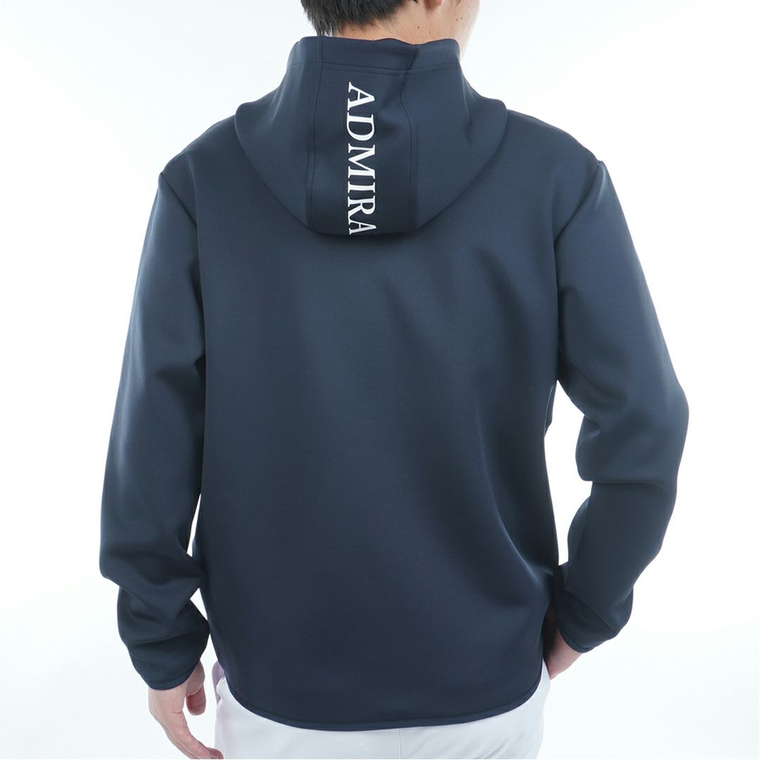  [アドミラル ゴルフ]メンズ ダンボールフーディー　ネイビー