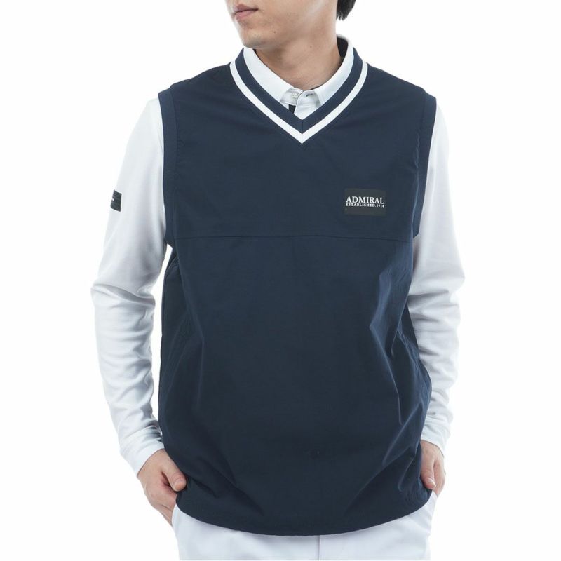 アドミラル ゴルフ Admiral GOLF メンズ メンズ Vネック ウィンドベスト ADMA551 詳細11