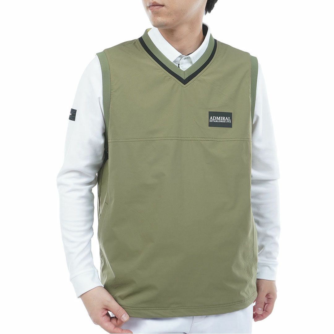 アドミラル ゴルフ Admiral GOLF メンズ メンズ Vネック ウィンドベスト ADMA551 詳細14