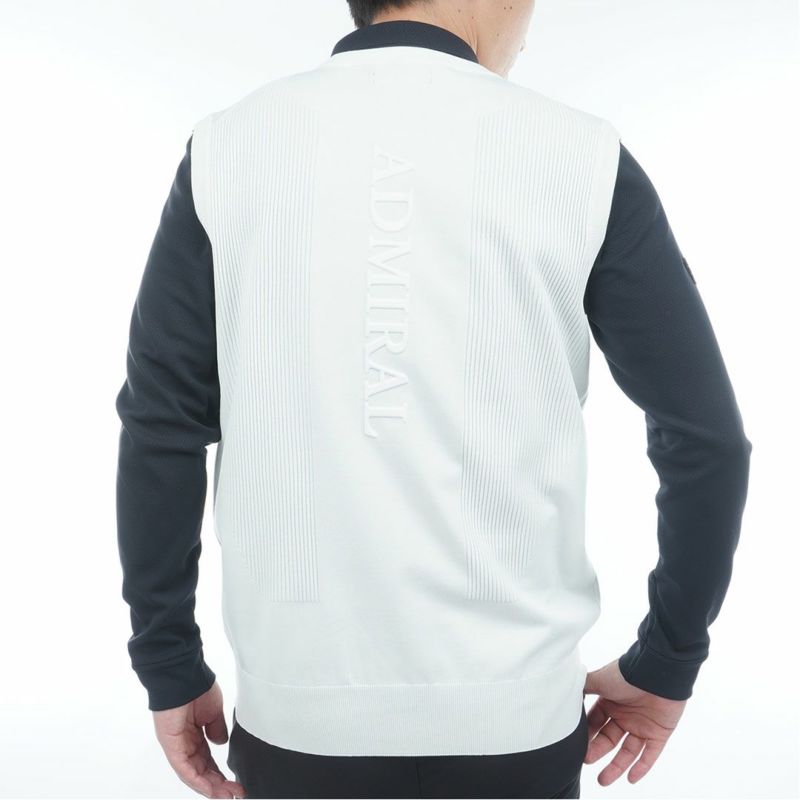 アドミラル ゴルフ Admiral GOLF メンズ メンズ パフォーマンス 浅Vニットベスト ADMA552 詳細3