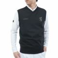 [アドミラル ゴルフ]メンズ パフォーマンス 浅Vニットベスト　ブラック