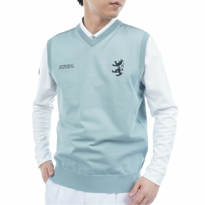 アドミラル ゴルフ Admiral GOLF メンズ メンズ パフォーマンス 浅Vニットベスト ADMA552 詳細7