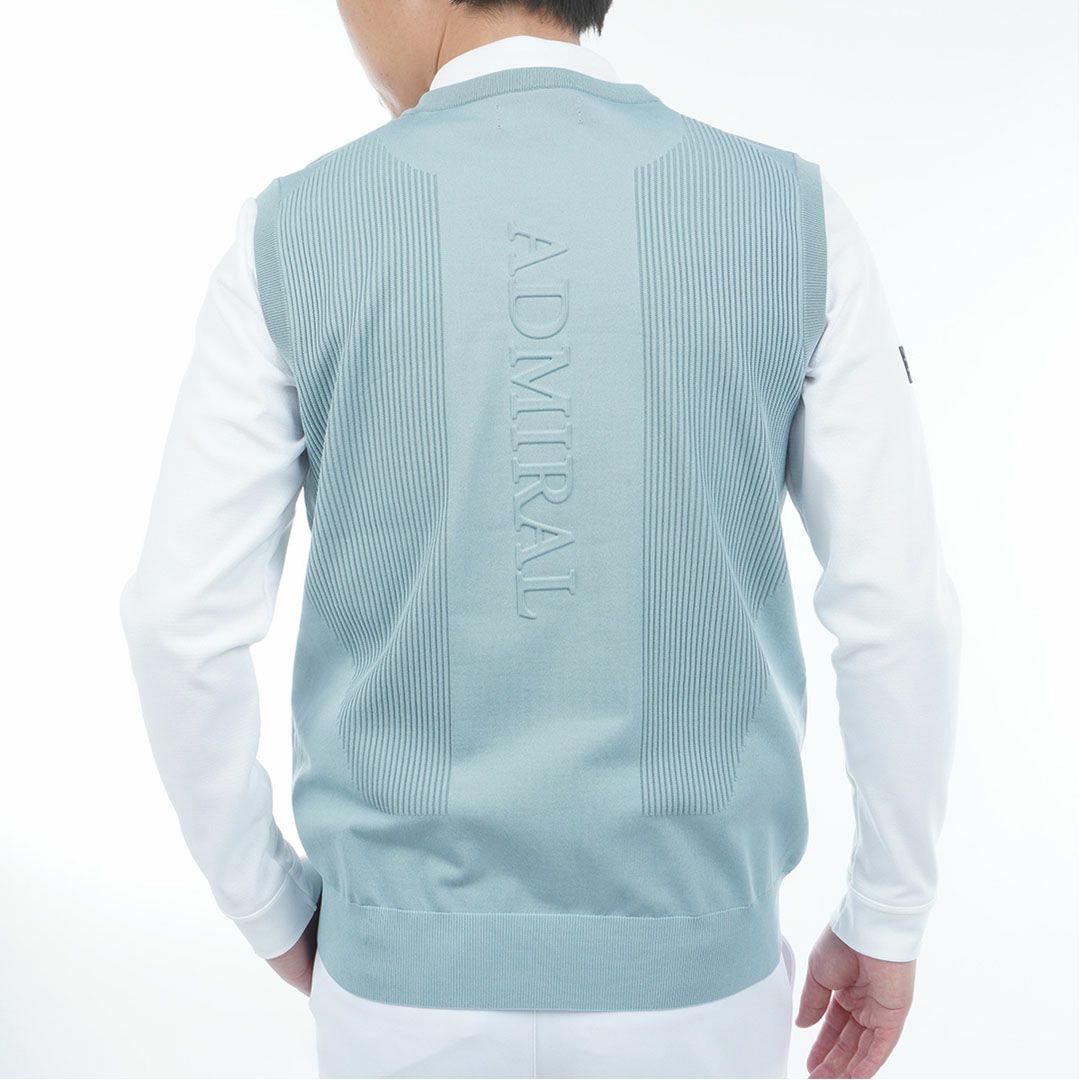 アドミラル ゴルフ Admiral GOLF メンズ メンズ パフォーマンス 浅Vニットベスト ADMA552 詳細9