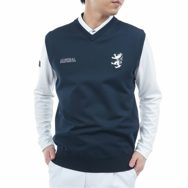 アドミラル ゴルフ Admiral GOLF メンズ メンズ パフォーマンス 浅Vニットベスト ADMA552 詳細10