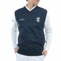 [アドミラル ゴルフ]メンズ パフォーマンス 浅Vニットベスト　ネイビー
