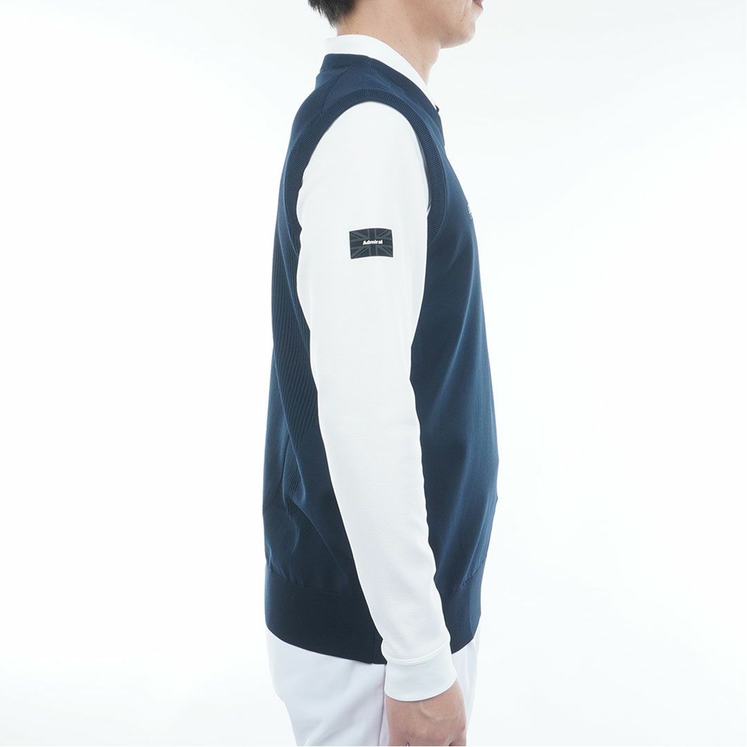 アドミラル ゴルフ Admiral GOLF メンズ メンズ パフォーマンス 浅Vニットベスト ADMA552 詳細14