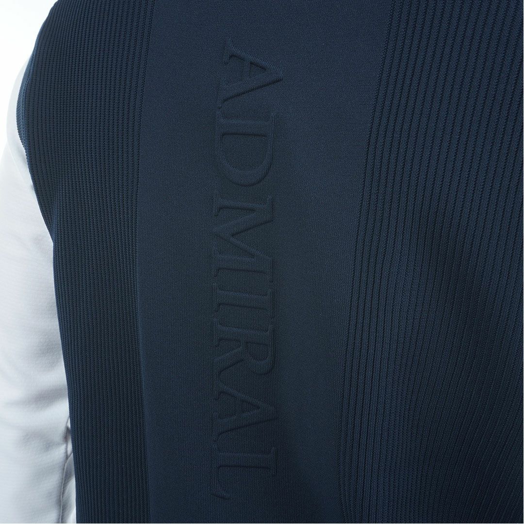 [アドミラル ゴルフ]メンズ パフォーマンス 浅Vニットベスト　ネイビー