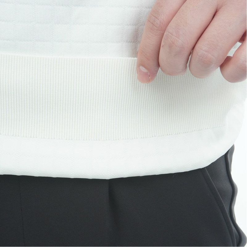 アドミラル ゴルフ Admiral GOLF メンズ メンズ リップジャガード クルーネックセーター ADMA553 詳細9